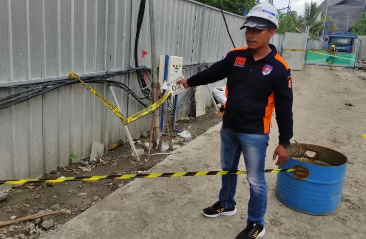 Lokasi penemuan mortir di Jalan Indrapura, Surabaya/ Dok. Radar Surabaya - Image
