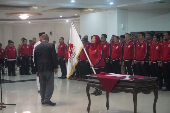 Yenny Wahid dilantik Ketua KONI Pusat Marciano Norman pimpin kembali Federasi Panjat Tebing Indonesia (FPTI) periode 2023-2027. - Image