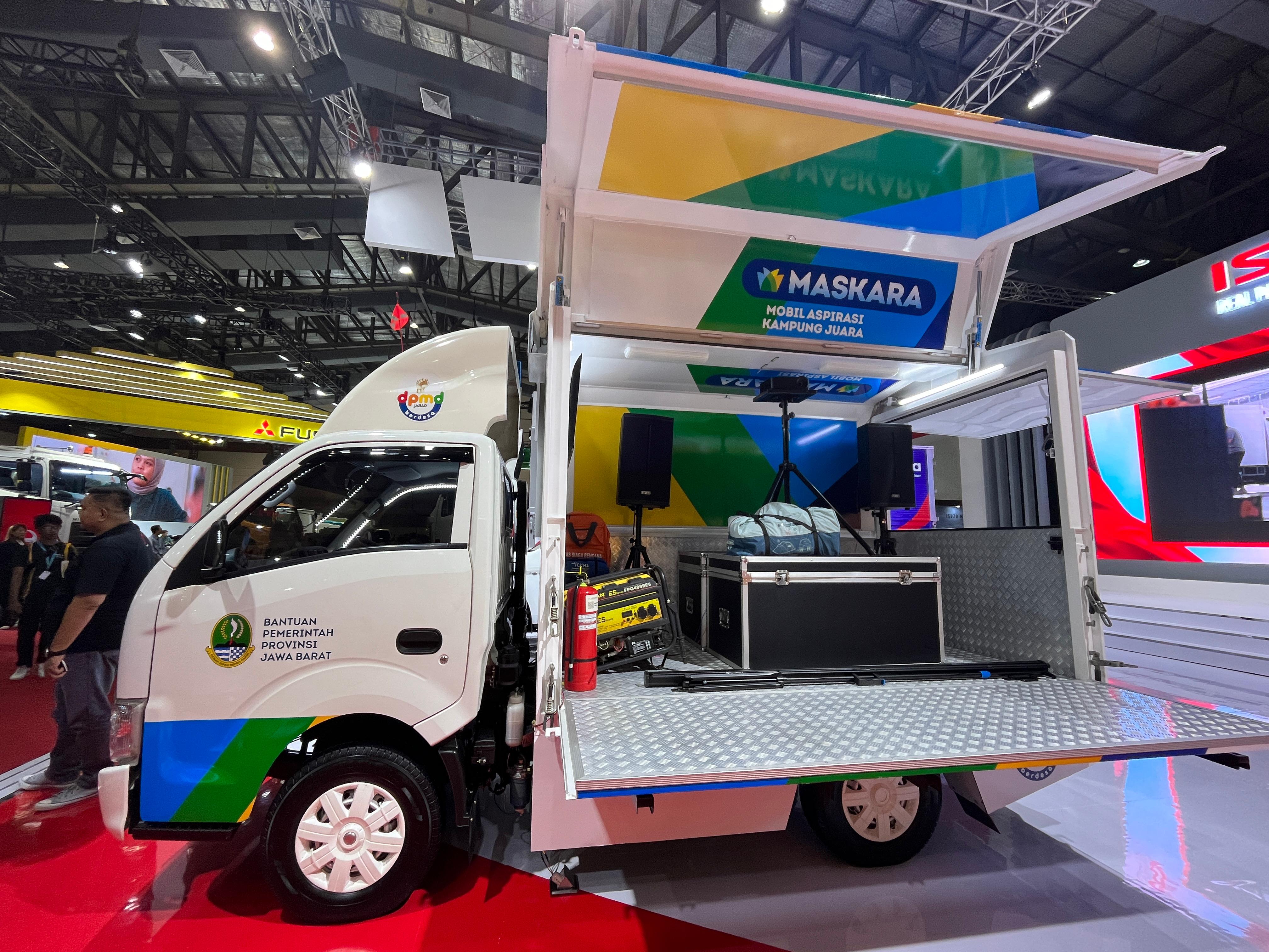 Mobil Aspirasi Kampung Juara (Maskara) ditampilkan Isuzu di GIICOMVEC 2024. - Image