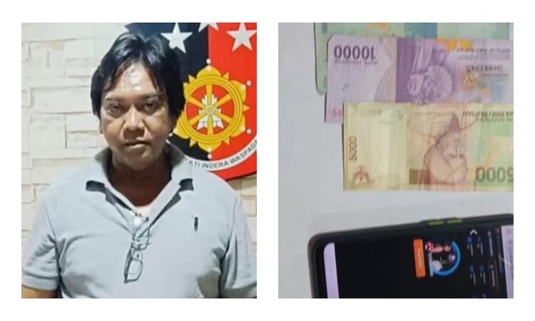 Warga Buduran diamankan bersama barang bukti kasus togel di Surabaya. (Radar Surabaya) - Image