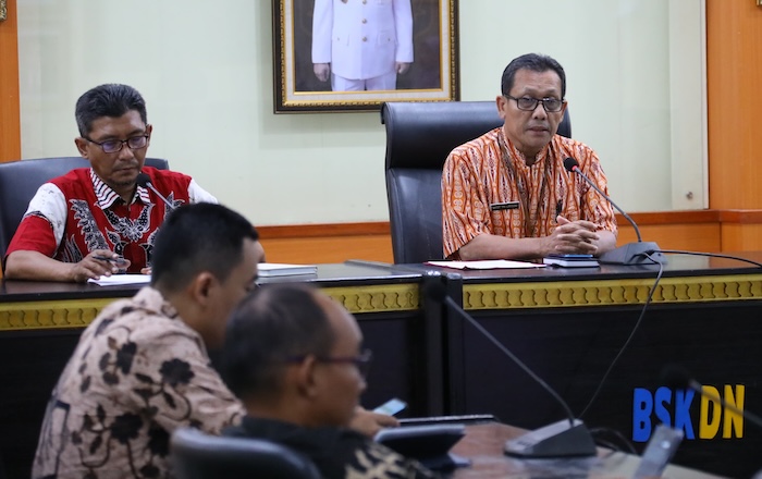 Pelaksana Harian (Plh.) Kepala Pusat Strategi Kebijakan (Pustrajakan) Politik, Hukum dan Pemerintahan Dalam Negeri (Polhupemdagri) Gatot Tri Laksono. - Image