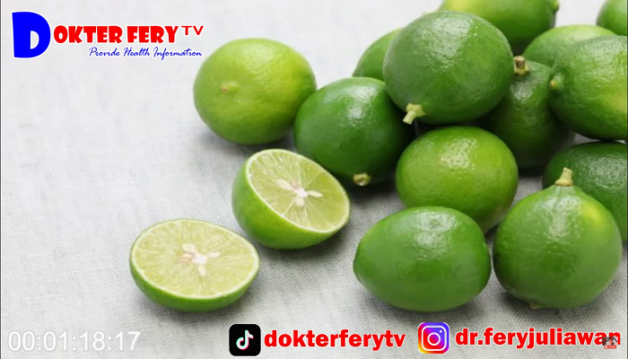 Manfaat Buah Jeruk Nipis/ Youtube @Dokter_Fery_TV - Image