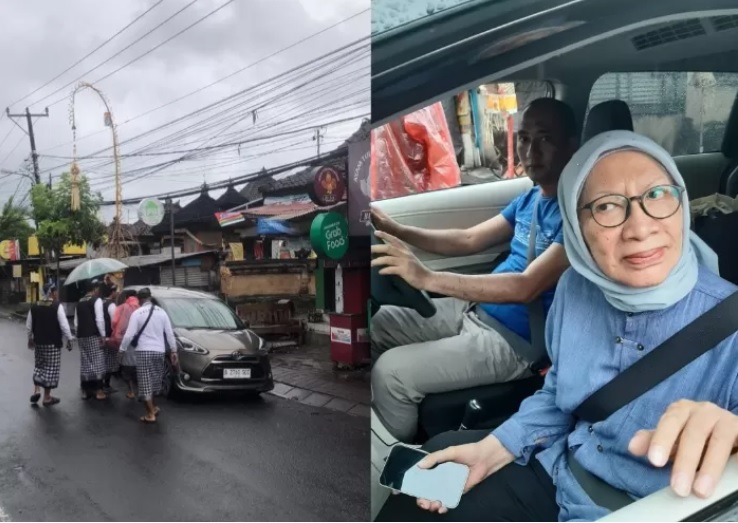 Sosok Ratna Sarumpaet yang viral setelah keluyuran di jalan saat Hari Raya Nyepi, Senin (11/3). - Image