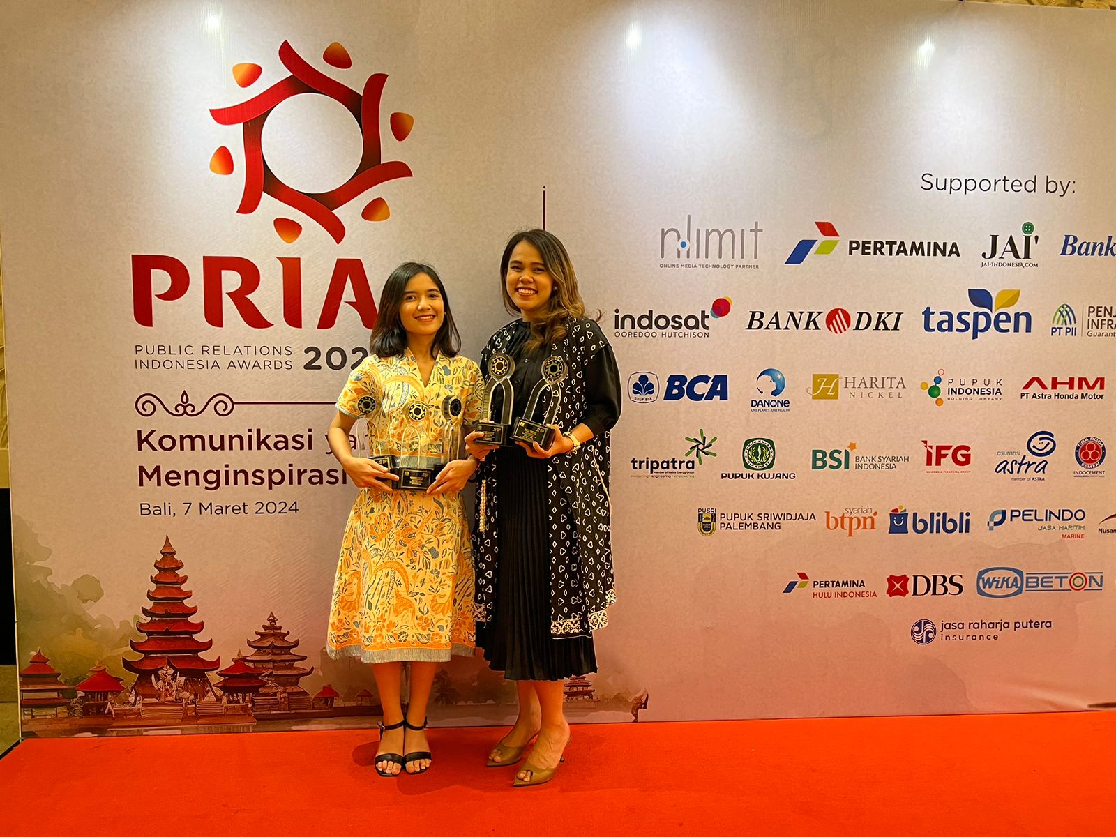Danone Indonesia menyabet lima penghargaan dalam ajang Public Relations Indonesia Awards (PRIA) 2024. (Istimewa) - Image
