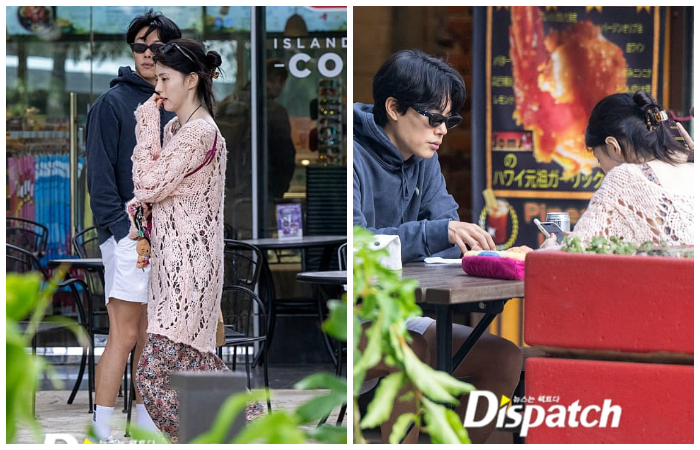 Ryu Jun Yeol dan Han So Hee tampak serius dan terlihat sibuk masing-masing (Kbizoom.com/Dispatch) - Image