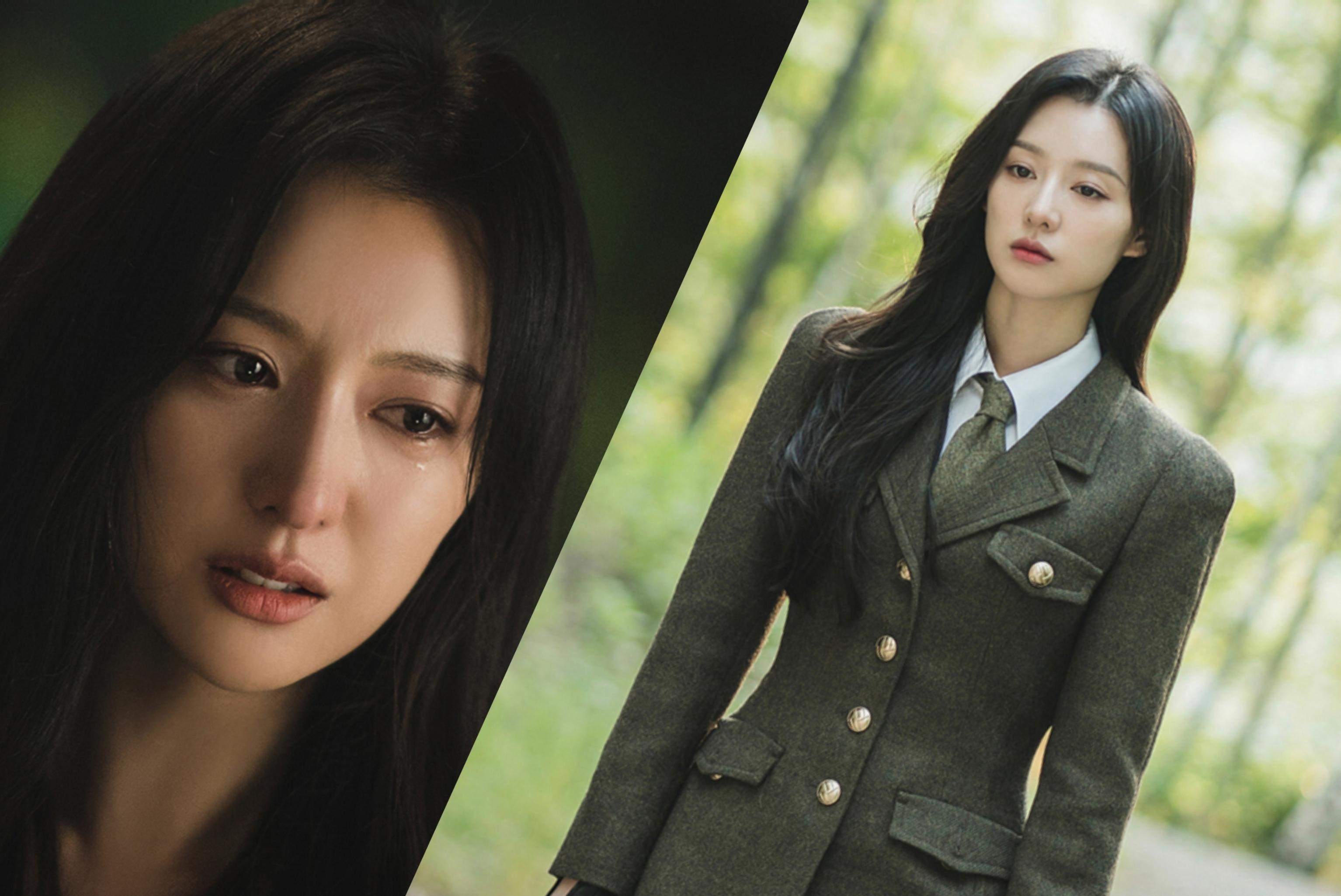 Potret Hong Hae In (diperankan oleh Kim Ji Won) dalam drama Korea Queen of Tears (2024)./(tvN) - Image