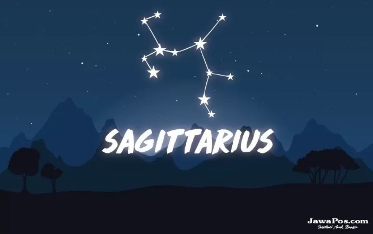 ilustrasi zodiak Sagitarius. Sumber foto: Kokoh Praba Wardani/Dok. JawaPos.com - Image