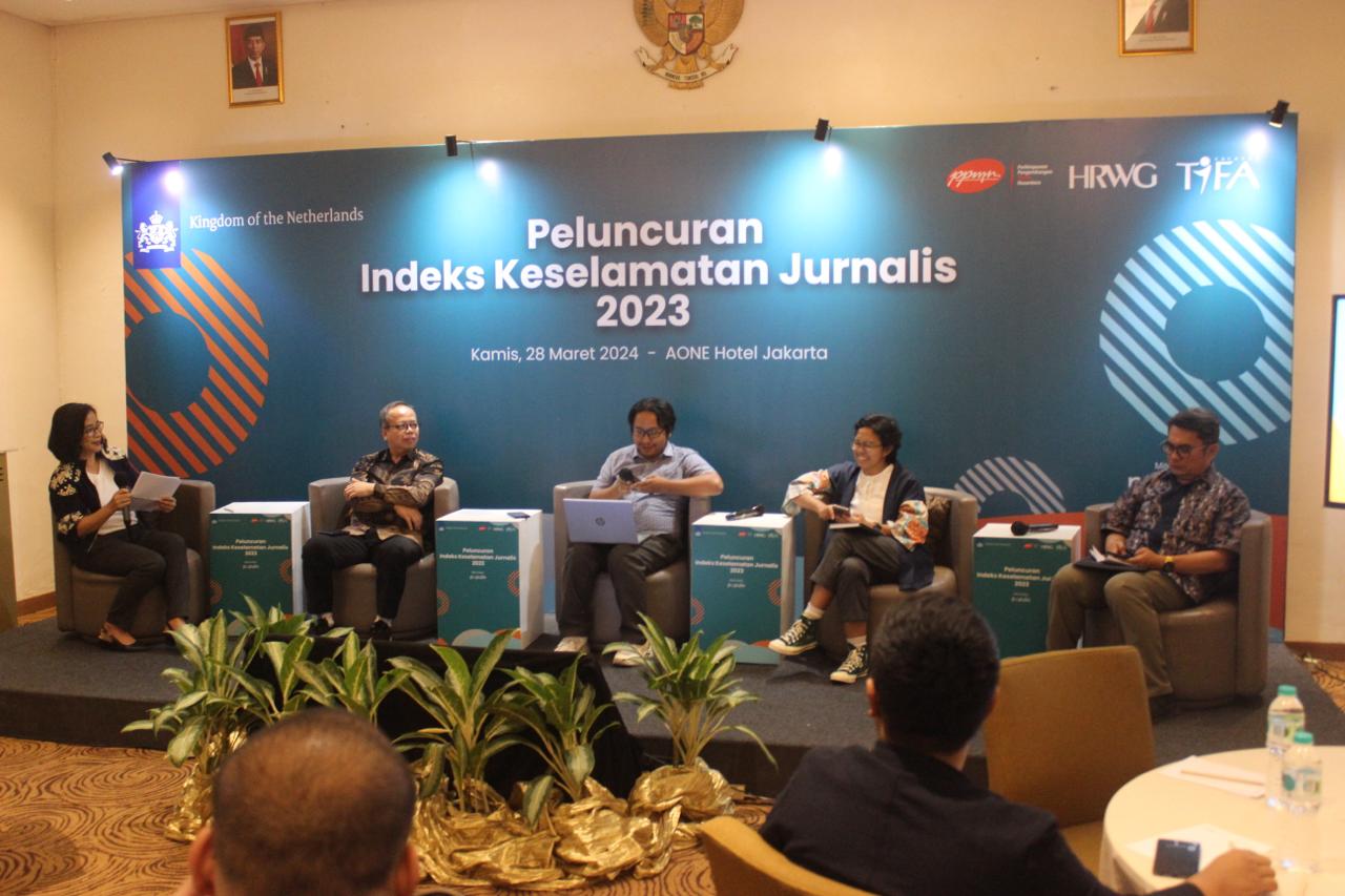Peluncuran Indeks Keselamatan Jurnalis oleh Yayasan Tifa. (Istimewa) - Image