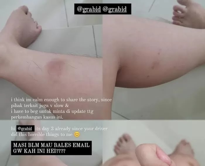 Viral di media sosial seorang perempuan bernama Cindy Pangestu menjadi korban kekerasan dan pengancaman oleh driver Grab Car di Jakarta Barat. (Istimewa). - Image
