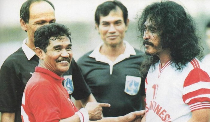 LEGENDA: Soetjipto Soentoro adalah striker legendaris Persija Jakarta dan Timnas Indonesia yang pernah bikin raksasa Belanda Feyenoord kewalahan. (Foto: Twitter/@Persija_Jkt) - Image