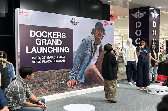 Dockers melakukan launching di SOGO Plaza Senayan Jakarta. (Istimewa) - Image