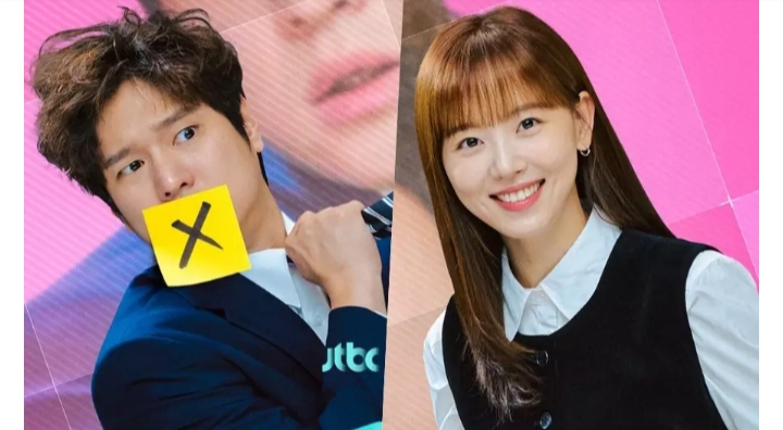 Go Kyung Pyo Menarik Perhatian Kang Han Na dalam Judul Frankly Speaking. Sumber foto: Soompi - Image
