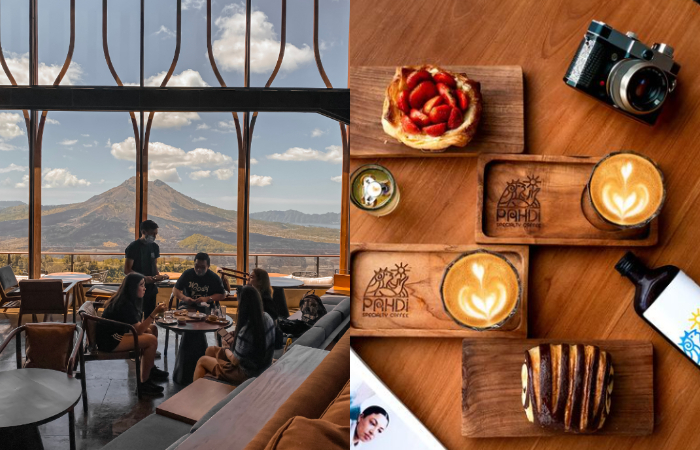 3 Tempat Ngopi di Bali dengan View Gunung Batur./ Sumber foto: Instagram @pahdispecialitycoffee - Image