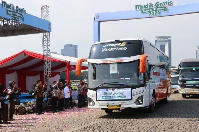Mudik Gratis Bareng Teman Disabilitas 2024 bersama Baznas BAZIS DKI Jakarta. - Image