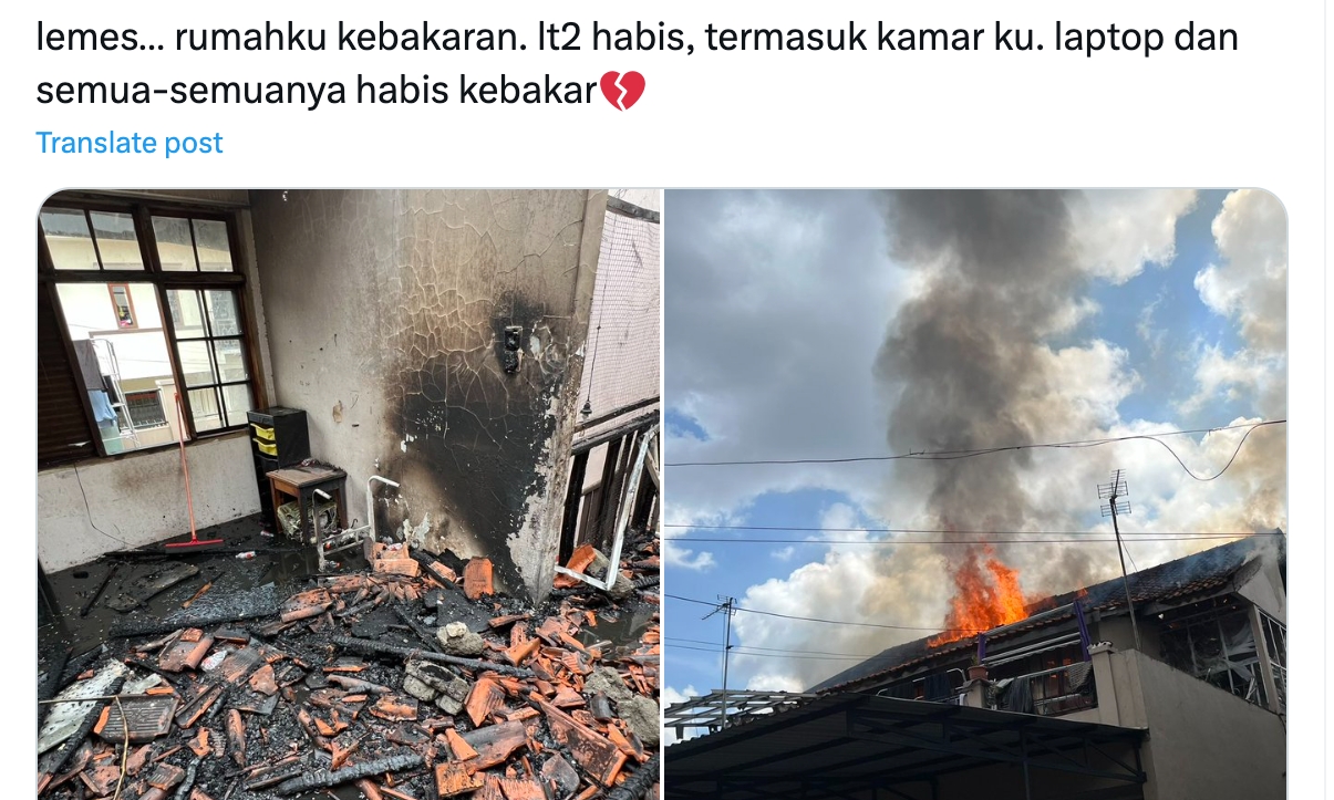 Tangkapan layar postingan di media sosial X./ Sumber Foto: X/@prodsymk - Image