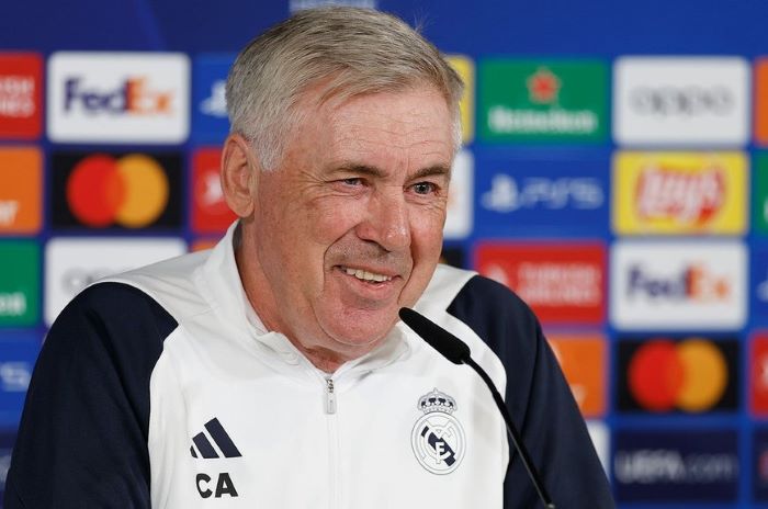 Pelatih Real Madrid Carlo Ancelotti. - Image