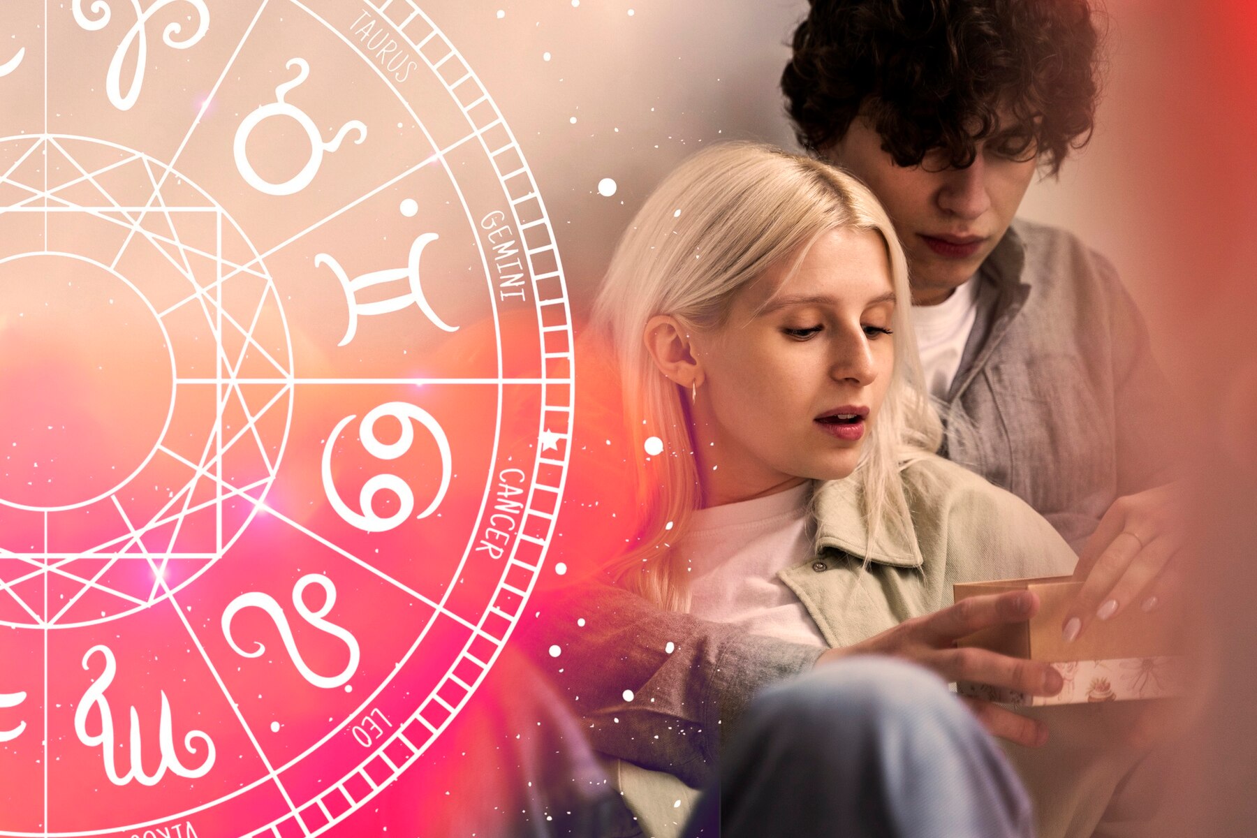 Ilustrasi pasangan yang cocok dan serasi berdasarkan zodiak mereka./ (Freepik) - Image