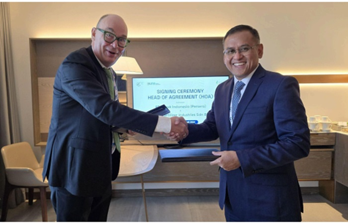 PT Pupuk Indonesia (Persero) berinisiatif untuk menjajaki pengembangan urea dan amonia bersama Brunei Fertilizer Industries Sdn Bhd (BFI), BUMN dari negara jiran, Brunei Darussalam. - Image