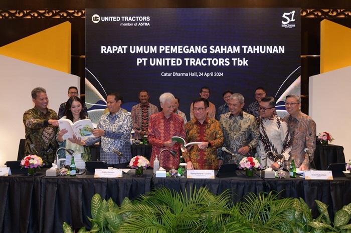 RUPST PT United Tractors Tbk (UNTR), Rabu (24/4). - Image