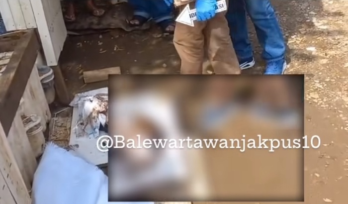 Polisi menangkap pelaku pembuangan mayat bayi ke Kali Banjir Kanal Barat, Kebon Melati, Tanah Abang, Jakarta Pusat, Kamis (25/4) kemarin. - Image