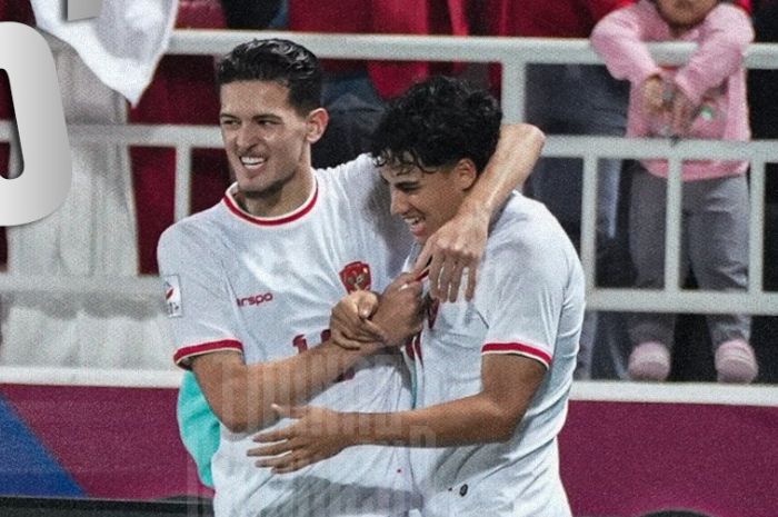 KELAS DUNIA: Dua gol Rafael Struick ke gawang Korea Selatan membawa Timnas Indonesia unggul 2-1 di babak pertama perempat final Piala Asia U-23 Qatar. (PSSI) - Image