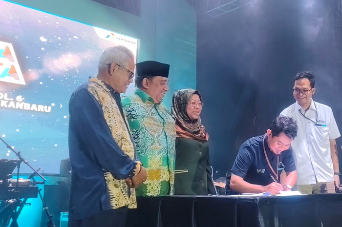 Gelaran Karya Nyata Festival (KNF) Vol.6 yang diselenggarakan di lapangan Aero Sport Kota Pekanbaru, yang berlangsung dari tanggal 26 - 28 April 2024. - Image