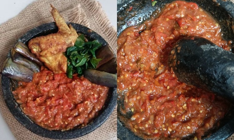 Sambal terasi lalapan. (sumber: yummy id) - Image