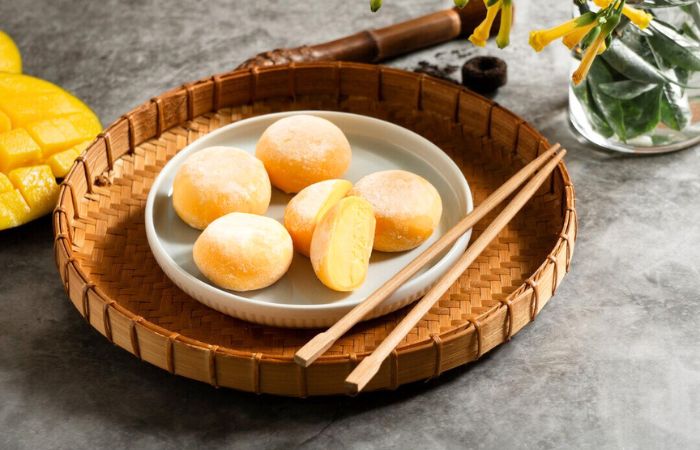 ILUSTRASI: Mochi mangga. - Image