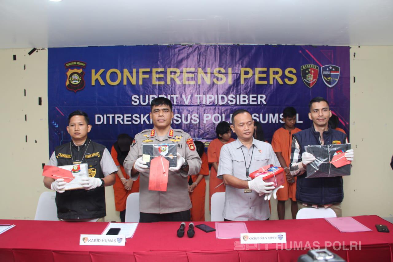Pres rilis di Polda Sumsel./ Polri.go.id - Image