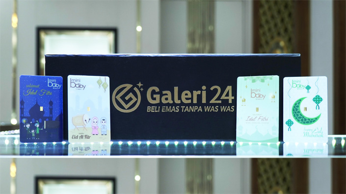 Butik Galeri 24, pusat perdagangan emas milik PT Pegadaian. - Image