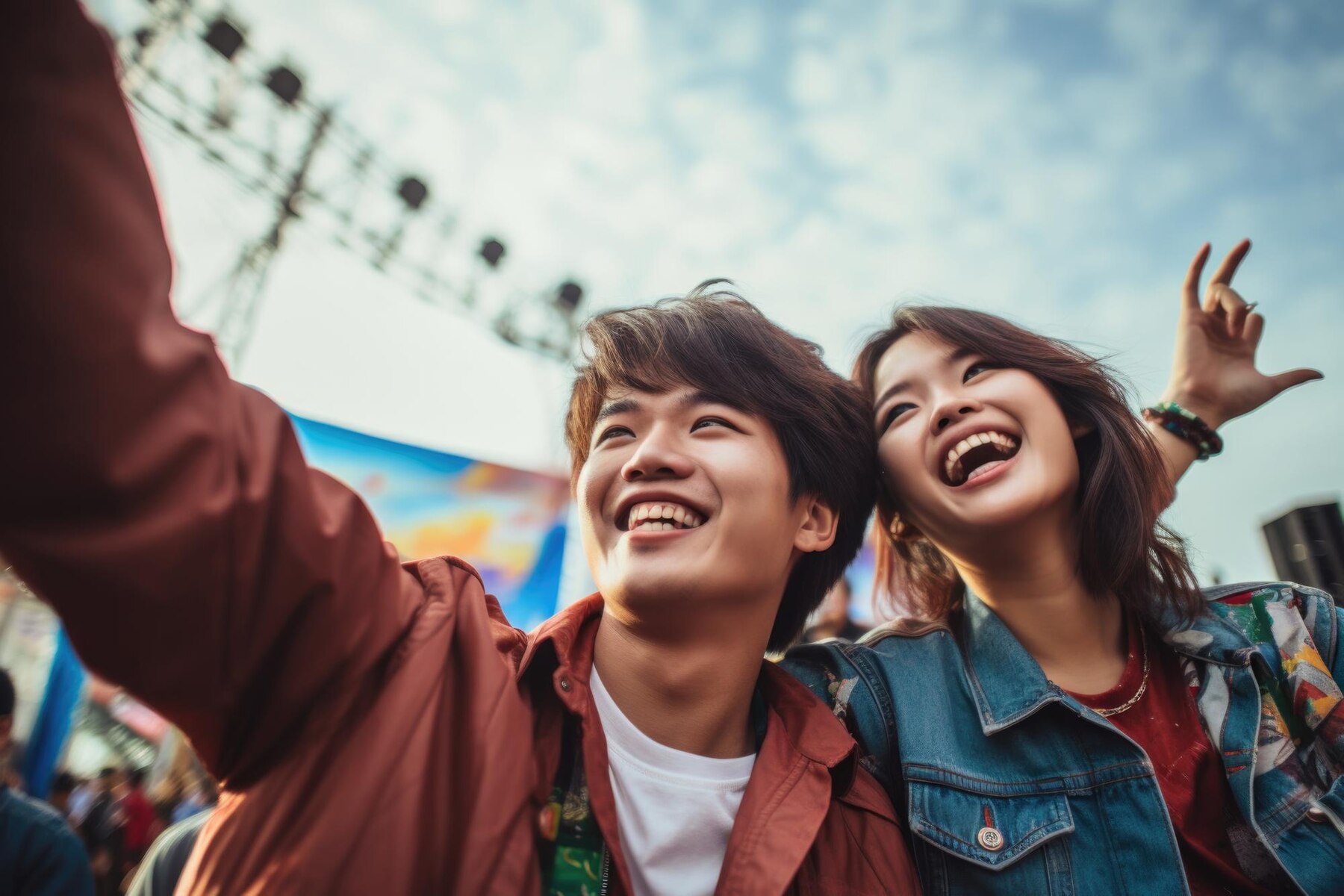 Ilustrasi orang-orang yang begitu bahagia. /Sumber Foto: (Freepik/kues1) - Image
