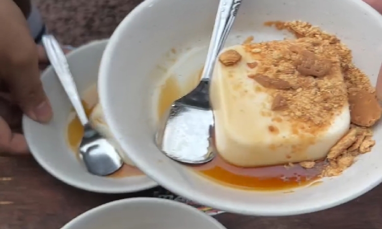 Viral! Puding Karamel di Taman Barito, Jakarta Selatan Jadi Incaran Netizen hingga Membludak. (Tangkapan Layar/Instagram @tiomhatta) - Image