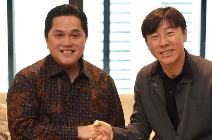 HANYA SAMPAI 2027: Kontrak Shin Tae-yong hanya sampai 2027 karena pertimbangan dari Ketua Umum PSSI, Erick Thohir. (Instagram Shin Tae-yong) - Image