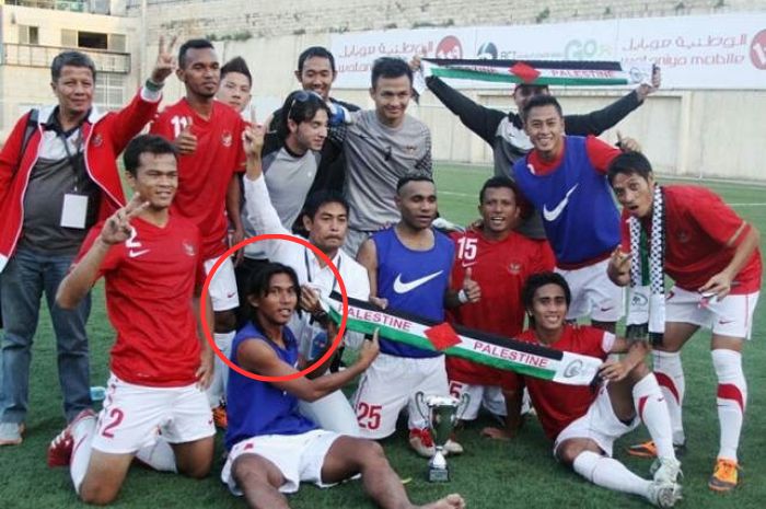 KECELAKAAN: Pemain Persik Kediri dan mantan pemain Timnas Indonesia di era Nil Maizar, Jajang Paliama, meninggal dunia karena kecelakaan. (Persik Kediri) - Image
