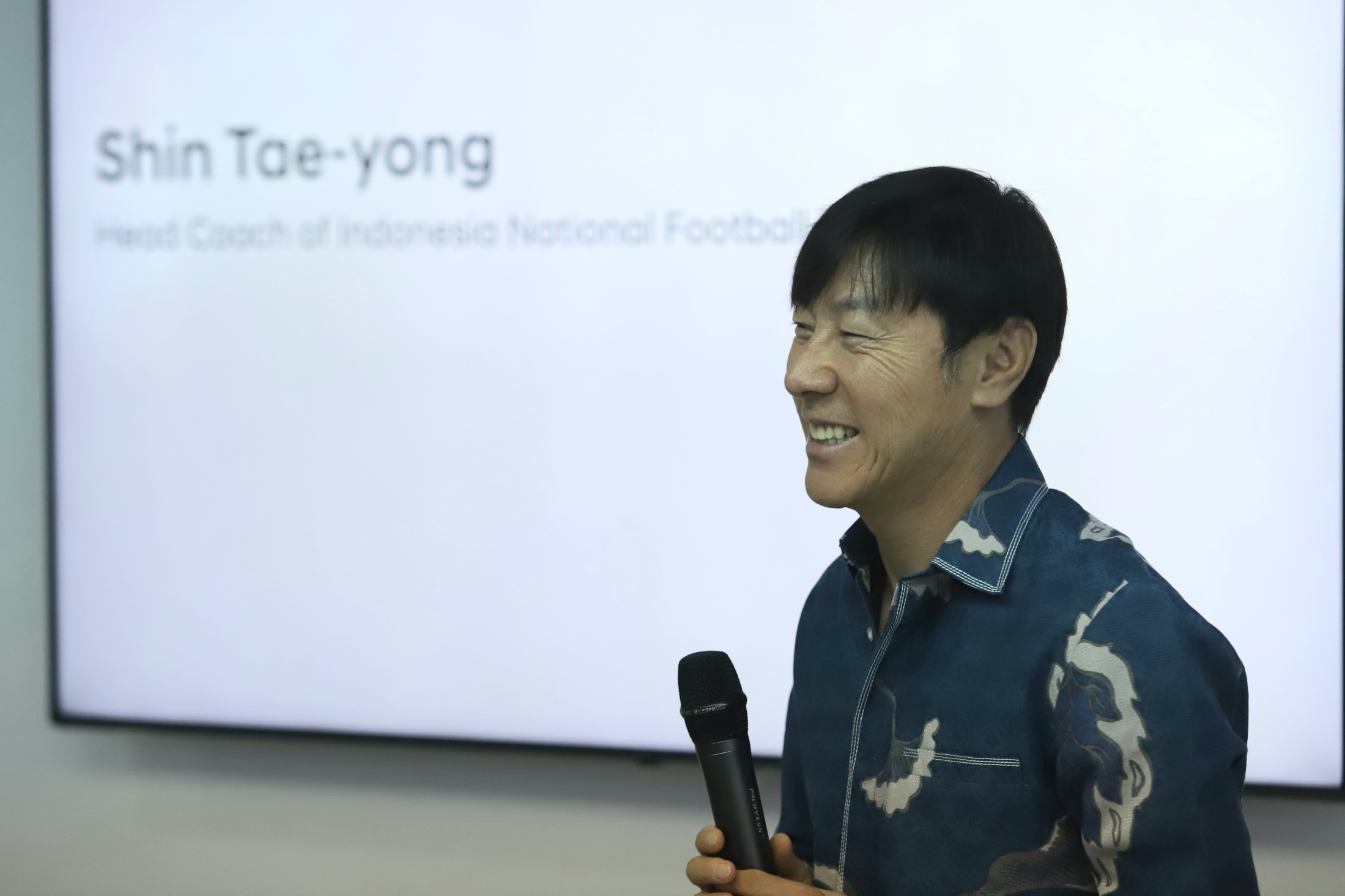 Pelatih tim nasional sepak bola Indonesia Shin Tae-yong - Image
