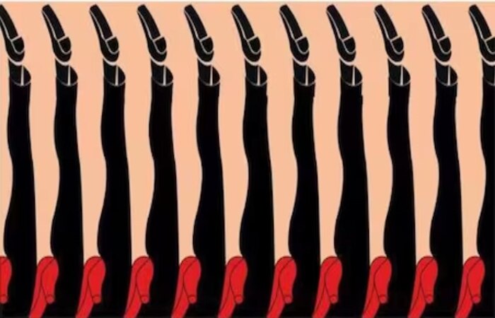 Gambar kaki pria dan kaki perempuan yang dapat mengungkapkan gaya komunikasi dan pekerjaan yang cocok untuk Anda. - Image
