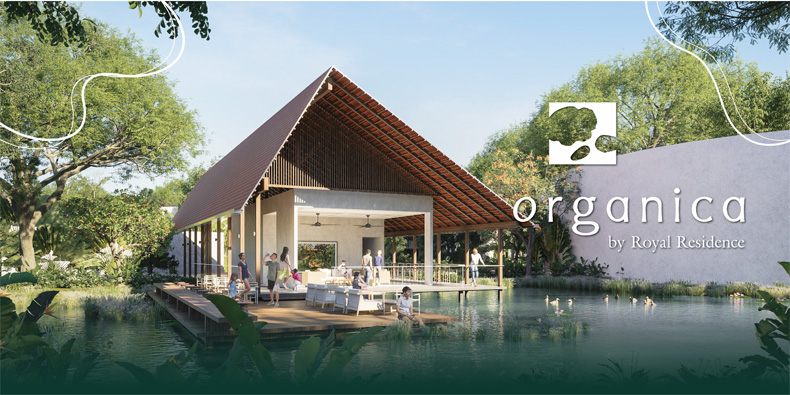 Royal Residence siap meluncurkan produk terbaru Organica yang merupakan kawasan hunian dengan konsep desain tropical resort dengan komposisi kawasan hijau lebih dari 50 persen. - Image