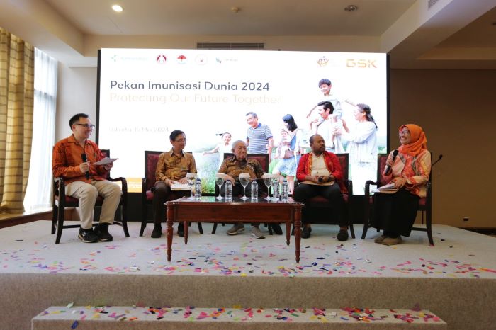 Kemenkes bersama Asosiasi Medis dan GSK Indonesia Peringati Pekan Imunisasi Dunia 2024. - Image