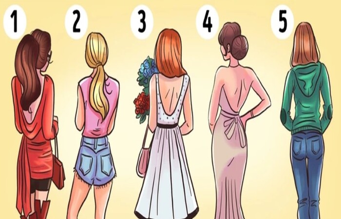 Gambar perempuan nomor 1, 2, 3, 4, dan 5 dapat mengungkapkan sifat dan kepribadianmu yang sebenarnya. (Brightside.me) - Image