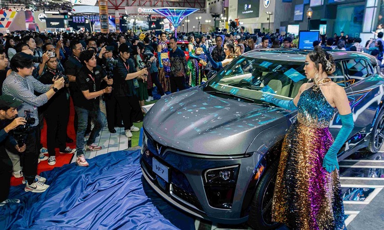 Pameran otomotif terbesar, Indonesia International Motor Show (IIMS) 2024. /Sumber Foto : VinFast VF 5/VinFast - Image