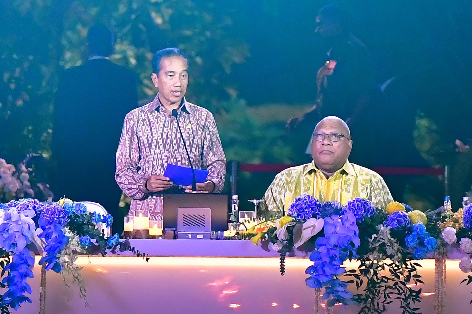Presiden Jokowi saat jamuan makan malam di World Water Forum - Image