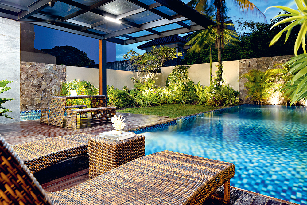 Taman dan kolam