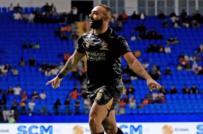 KEBANGGAAN: Madura United jadi kebanggan baru warga Jawa Timur karena bisa lolos ke final Championship Series Liga 1 Indonesia 2023/24 wakili Jawa Timur. (Madura United) - Image