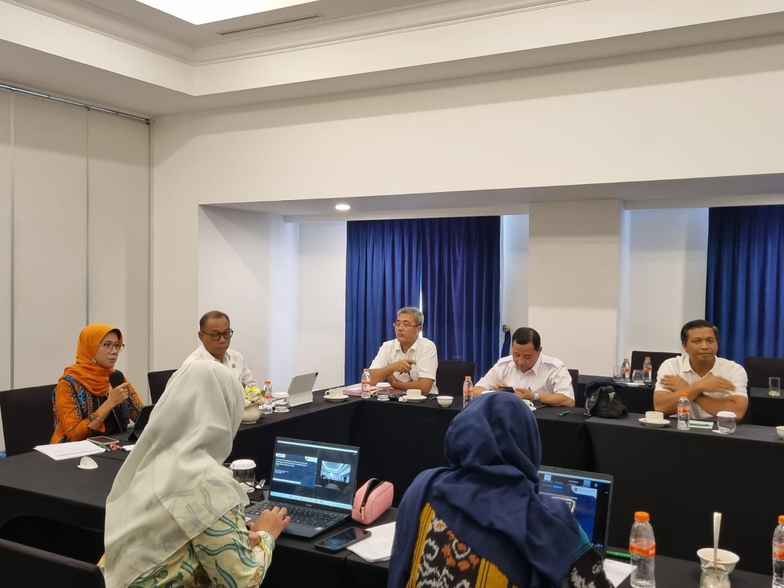 Tim Pemkab Banyuwangi rapat bersama Kementerian ATR/BPN terkait penuntasan jalur Jember-Banyuwangi. (Istimewa) - Image