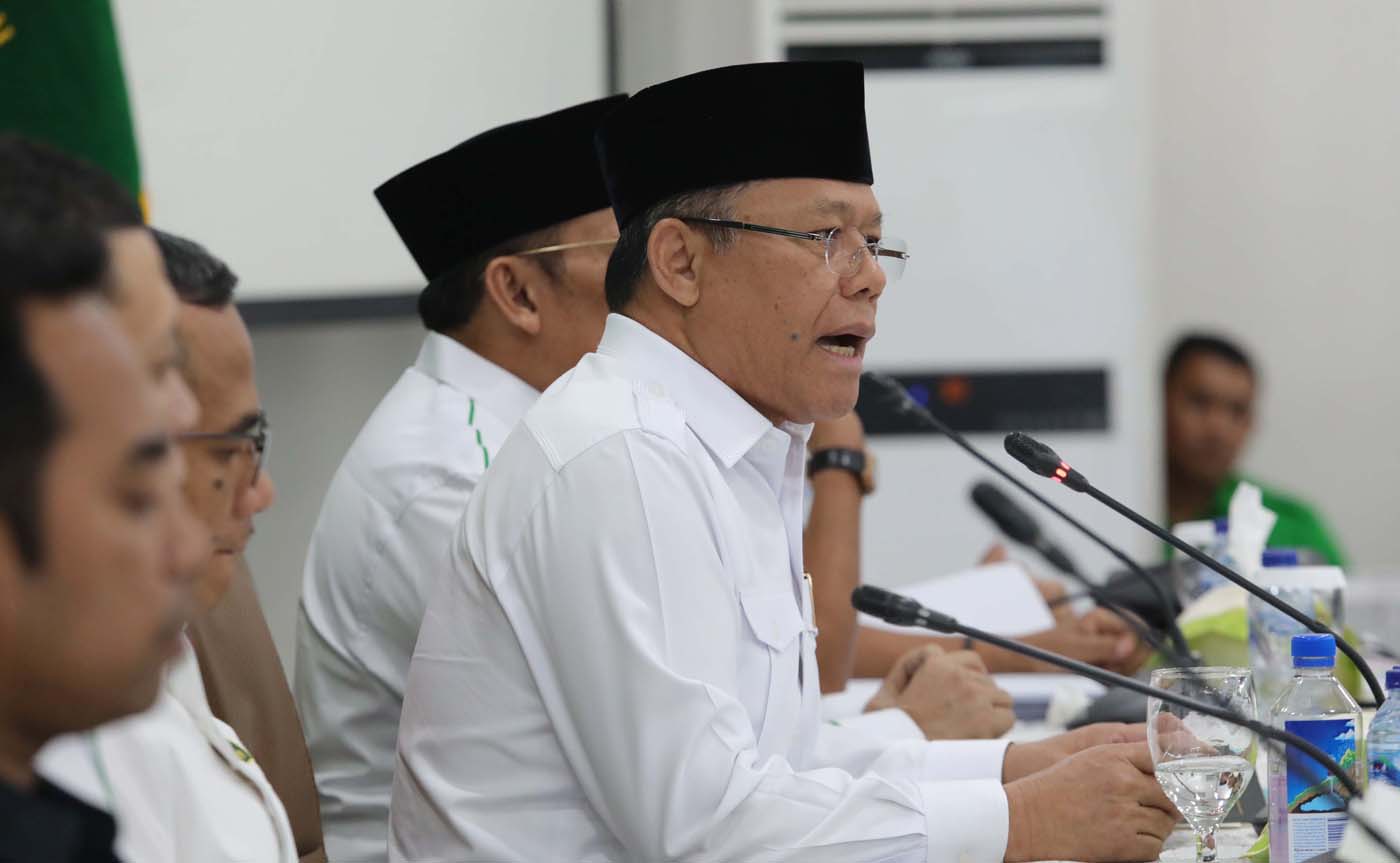 Plt Ketua Umum DPP Partai Persatuan Pembangunan (PPP) Muhamad Mardiono. (Fedrik Tarigan/Jawa Pos) - Image