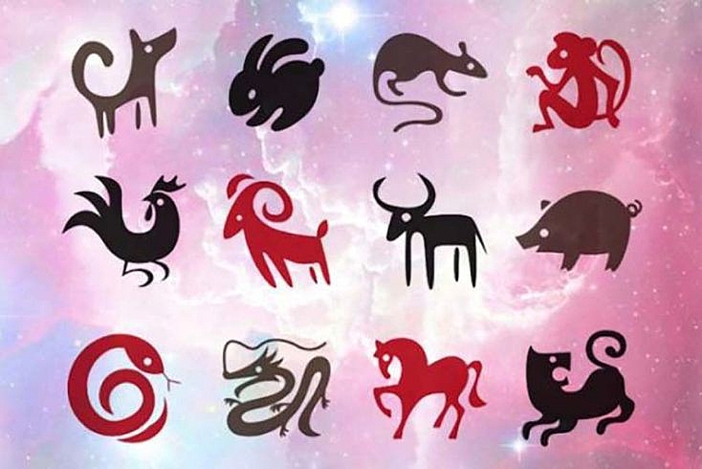 Ilustrasi simbol zodiak Tiongkok atau Shio. /Sumber Foto: (Pinterest/NEWSMOOD) - Image