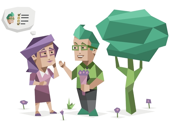 Ilustrasi tipe Thinking (T) dalam MBTI. - Image