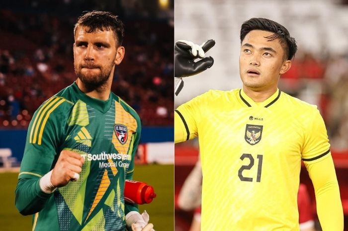 BUMI DAN LANGIT: Jarak yang jauh antara harga pasaran Maarten Paes dan Ernando Ari Sutaryadi yang kini sama-sama membela Timnas Indonesia. (Instagram Maarten Paes dan Ernando Ari Sutaryadi) - Image