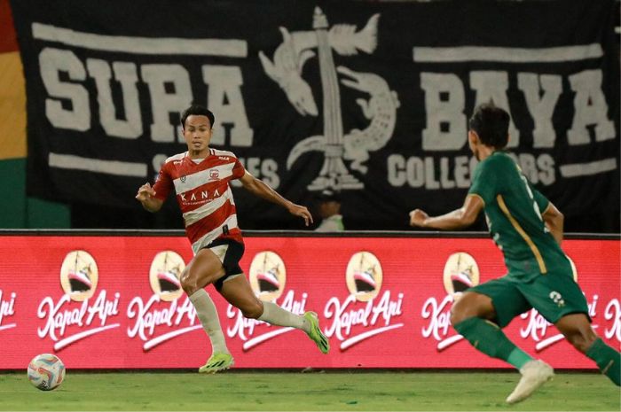 FAKTA: Madura United lolos ke partai final diwarnai fakta patahkan rekor lawan Persebaya Surabaya. (Madura United) - Image
