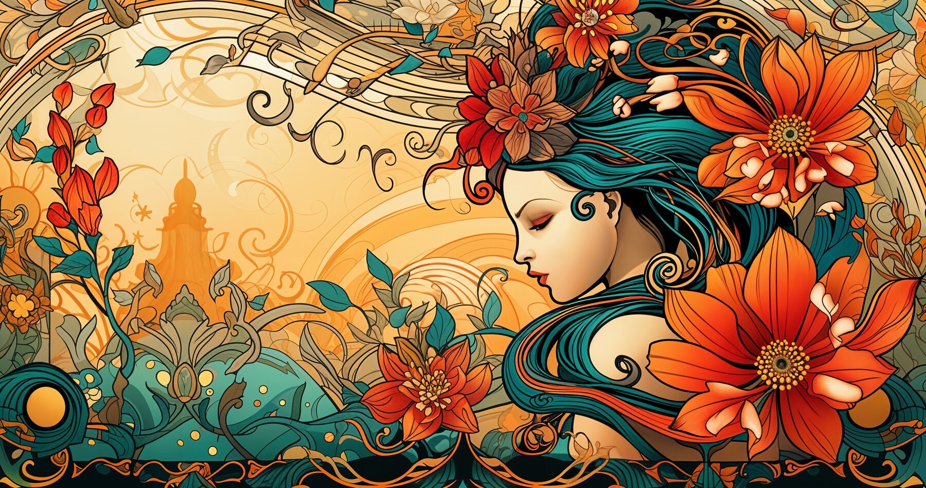 Ilustrasi seni yang menggambarkan kelembutan hati dan kesabaran. /Sumber Foto: (Freepik/jcomp) - Image